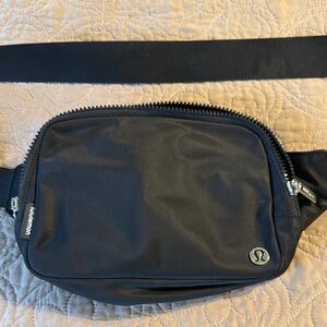 lululemon athletica Black Belt Bag Sleek Minimalist Design